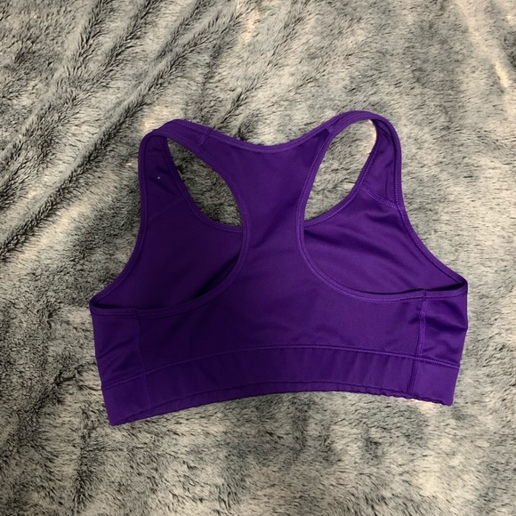 Nike Racer Back Sports Bra. Medium. Purple. - Picture 2 of 2